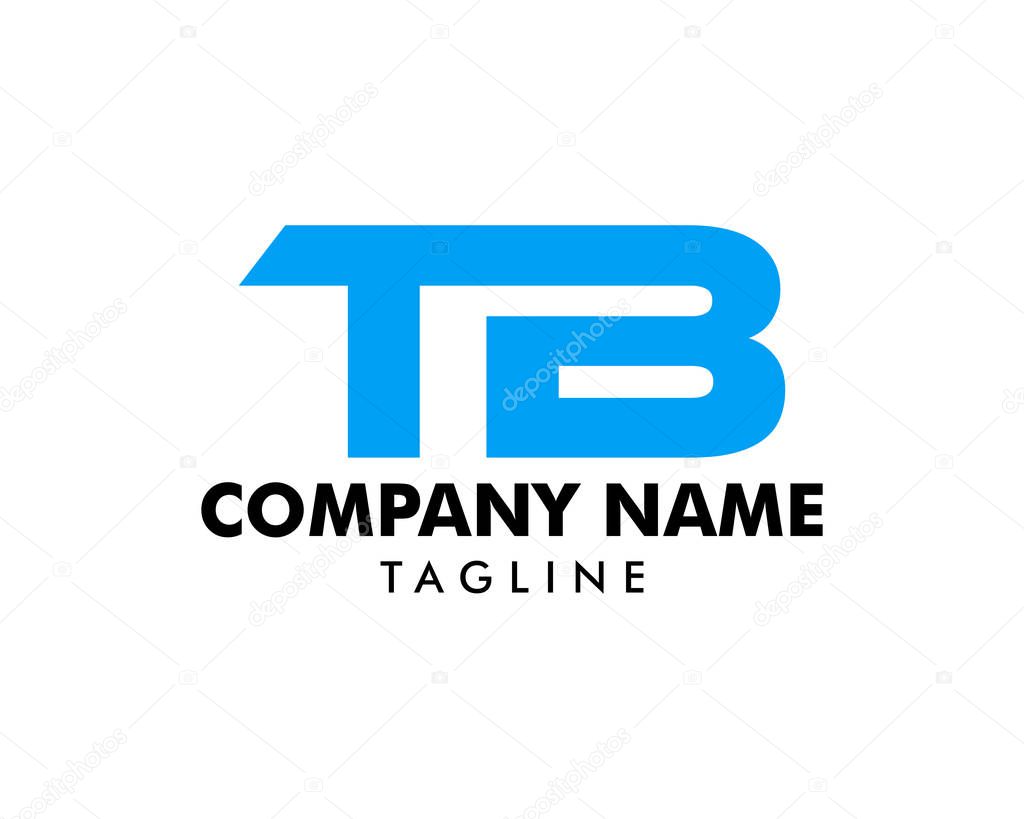 Initial Letter TB Logo Template Design