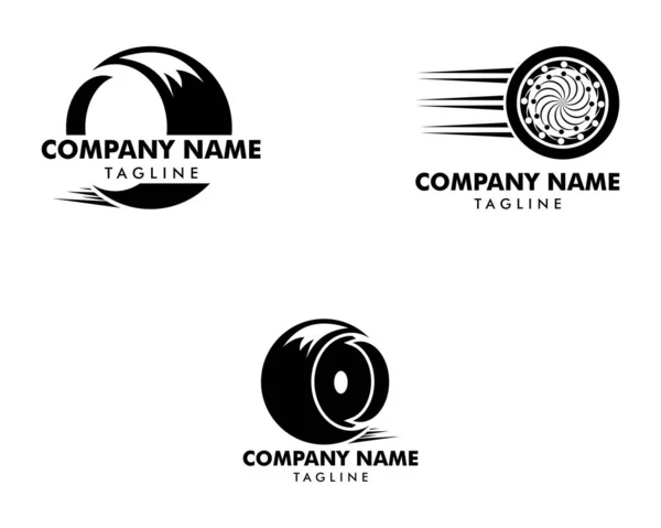 Conjunto de Tiro Loja Logo Design Inspiração Vector — Vetor de Stock