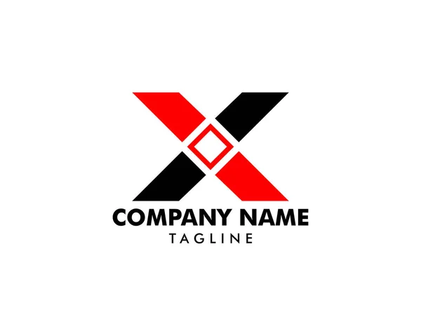 Pierwsza litera X Logo Szablon projektu — Wektor stockowy