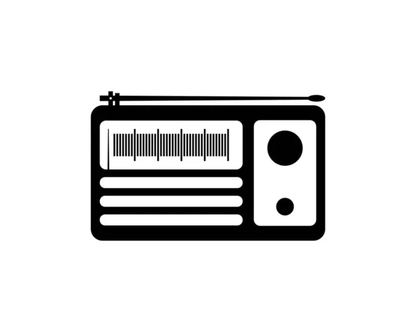 Дизайн векторного логотипа Радио Икона — стоковый вектор