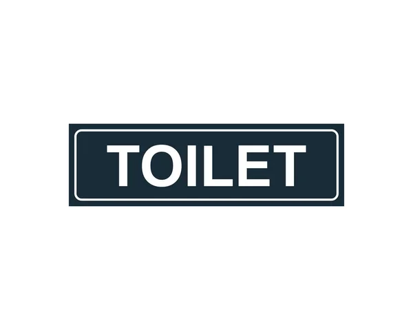 Toilet Icon Vector Logo Template Illustration Design — 스톡 벡터