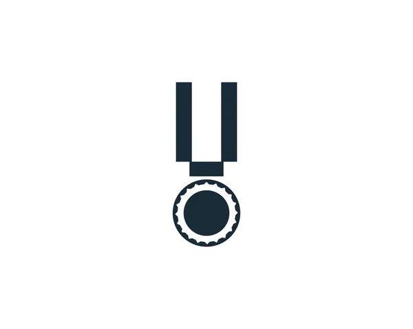 Modèle Illustration Logo Vectoriel Icône Médaille — Image vectorielle