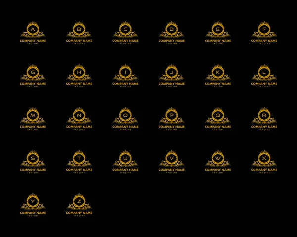 İlk Harf Lüks Süsleme Monogram Logosu