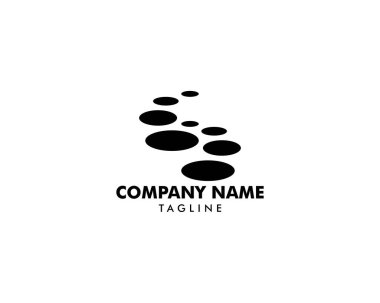 Basamak Taşı Logo Şablonu Tasarımı