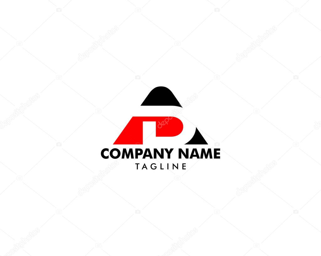 Initial Letter AD Logo Template Design