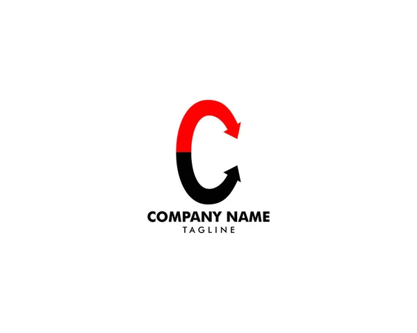 Initial Letter Arrow Logo Template Design — Stock Vector