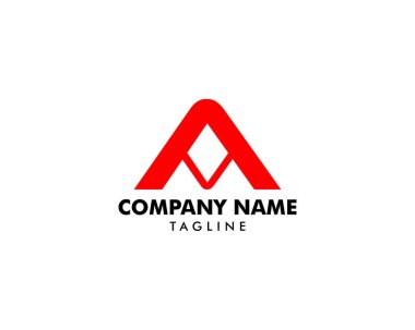 İlk Harf AV Logo Şablonu Tasarımı