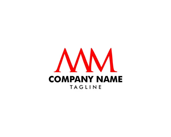 Carta Inicial Aam Logo Template Design — Vector de stock