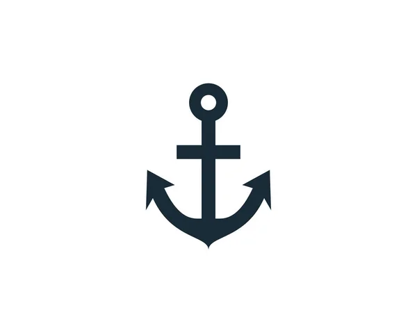 Anchor Icon Vector Logo Template Illustration Design — 스톡 벡터