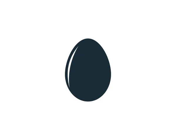 Egg Icon Vector Logo Template Ilustração Design — Vetor de Stock