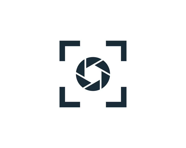 Photography Icon Vector Logo Template Illustration Design — Stock Vector