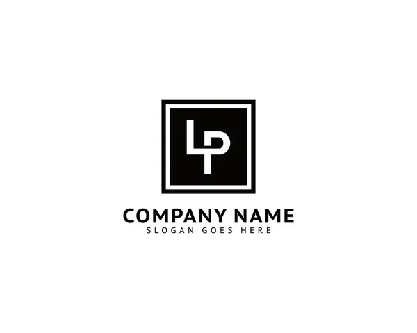Initiële Letter Logo Template Ontwerp — Stockvector