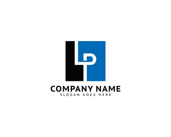 Projekt Szablonu Początkowego Listu Logo — Wektor stockowy