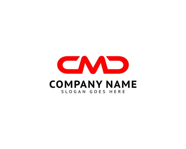 Initial Letter Cmd Logo Template Design — Stockvektor