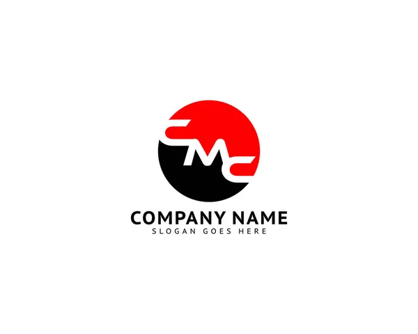 Initial Letter Cmc Logo Template Design — Stock Vector