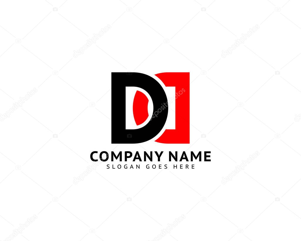 Initial Letter DD Logo Template Design