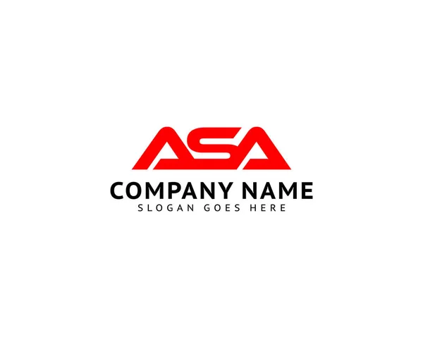 Desain Templat Asa Logo Letter Inisial - Stok Vektor