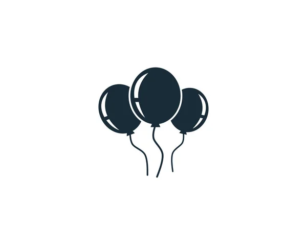 Ikona Balonu Wektor Logo Szablon Projekt Ilustracji — Wektor stockowy