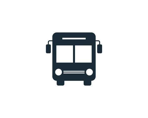 Autobus Transport Ikona Wektor Logo Szablon Projekt Ilustracji — Wektor stockowy