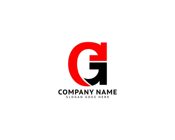 Carta Inicial Com Elemento Design Logotipo Seta —  Vetores de Stock