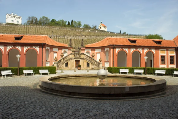 Castle Troja Fountain Prague Czech Republic — Stock Photo, Image