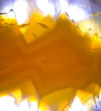 Makro mineral akik. Doğadaki geometrik şekiller kavramı.