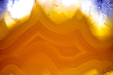 Makro mineral akik. Doğadaki geometrik şekiller kavramı.