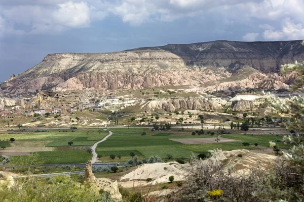 Świeżym Powietrzu Krajobraz Parku Narodowego Göreme Cappadocia Anatolia Turcja — Zdjęcie stockowe