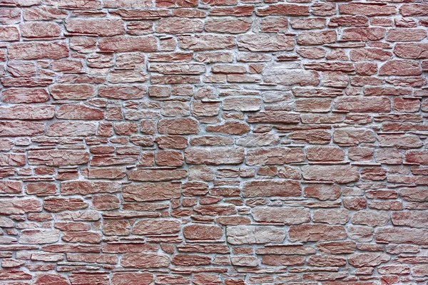 Wall Mosaic Red Sandstone Granite Brick Texture — Stock Photo, Image