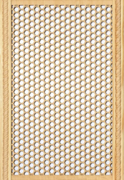 Wooden panel with pattern with delicate patternfor wall decoration.