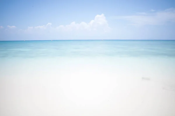 Puesta Sol Tropical Playa Krabi Tailandia — Foto de Stock