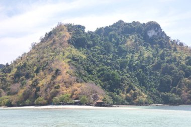 tropikal sunset Beach. Krabi. Tayland 