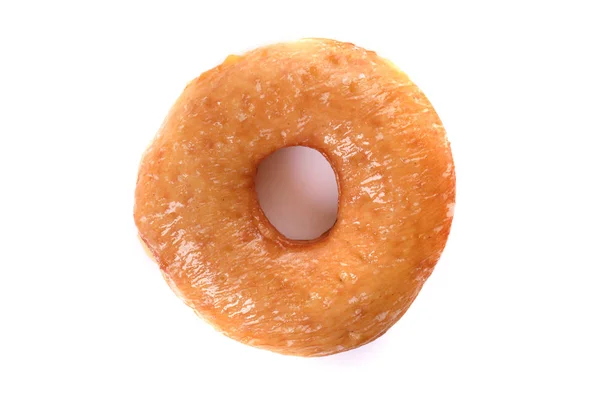 Donut Isolerad Vit Bakgrund — Stockfoto