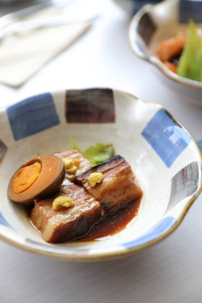 Boiled Pork Roast Japanese Food Style — Stock Photo, Image