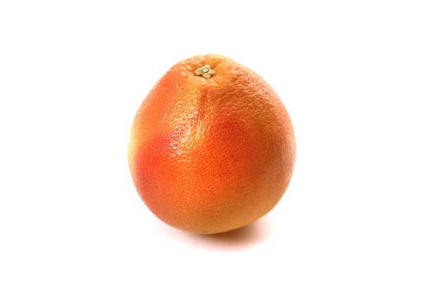 Elszigetelt Fehér Háttér Grapefruit — Stock Fotó