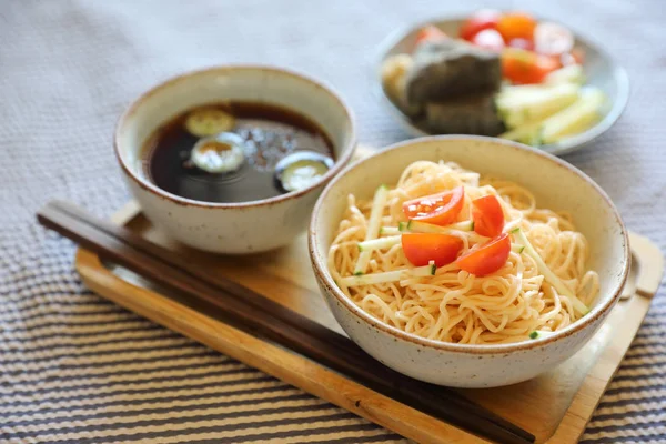 Kalte Nudeln Japanische Küche Stil — Stockfoto