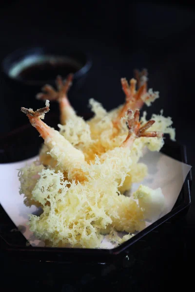 Tempura camarão frito estilo japonês — Fotografia de Stock