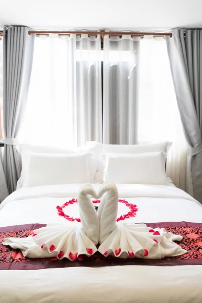 Bed room in thai traditional style — Stock Photo, Image