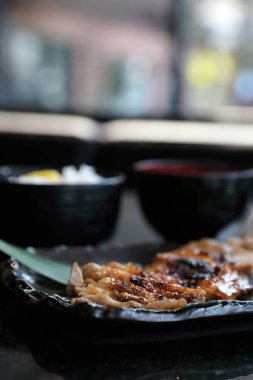 japon gıda , pirinç ile Tavuk teriyoki 