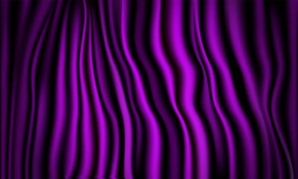 Rideau Violet Avec Projecteur Dans Théâtre Velours Tissu Rideau Cinéma — Image vectorielle