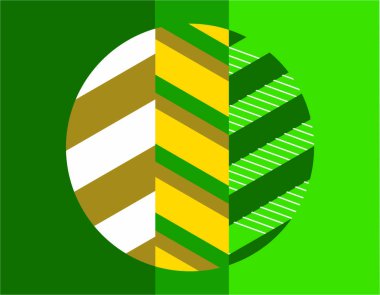 Modern Big Circle ve çizgiler arka plan