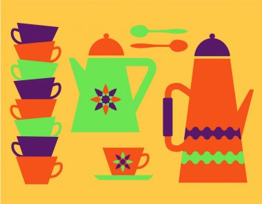 Çay ve Kahve zamanı çizimleri