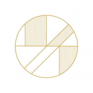 Yuvarlak şekil. Logo tasarımı. Çizgilerin daireleri. Afiş, kart, poster, el ilanı için arka plan. Beyaz arka planda izole edilmiş. Çizgi stili.