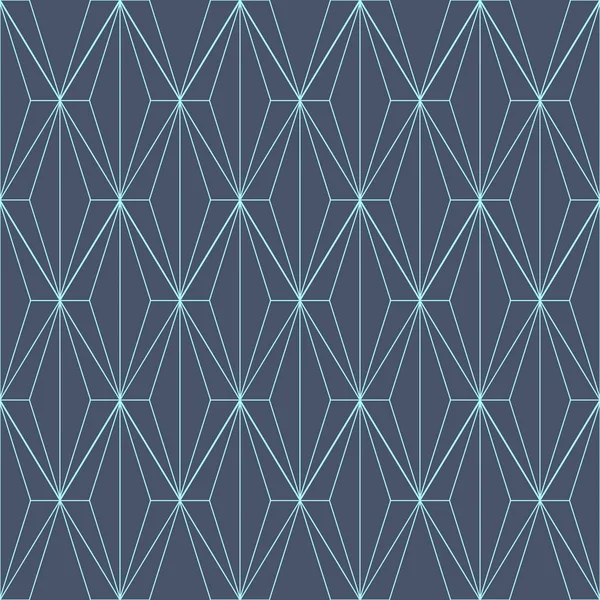 几何无缝图案 抽象几何菱形图形设计打印3D立方体图案 无缝几何立方体图案 — 图库照片