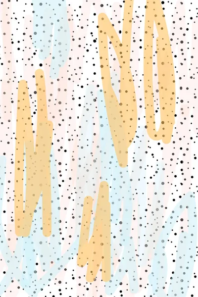 Ручний Намальований Візерунок Круглими Формами Пастельній Текстурі Рожевих Чорних Точок — стокове фото