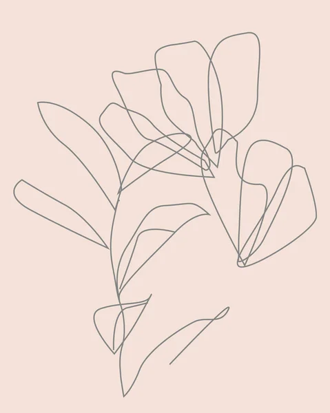 Kreslení Grafik Květinovým Vzorem Pro Návrh Přírodní Design Květinové Květiny — Stock fotografie