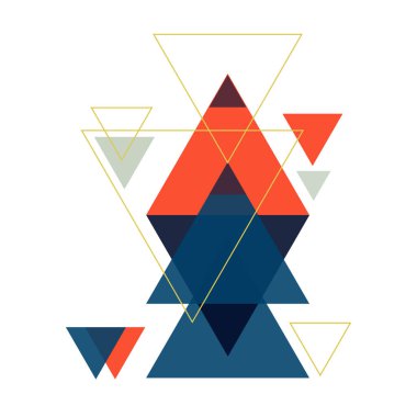 Basit şekil ve figürlerle Geometri minimalist sanat eseri posteri. İskandinav tarzı markalaşma, web afişi, iş dünyası, moda, kumaş üzerindeki baskılar için soyut desen tasarımı