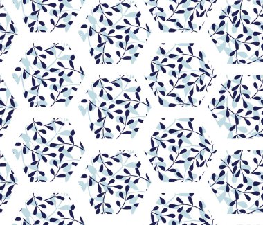 Dekoratif altıgenli soyut geometrik kompozisyon. Soyut renkli geometrik arkaplan, duvar kağıdı, şablon, poster, arkaplan, kitap kapağı, broşür, broşür