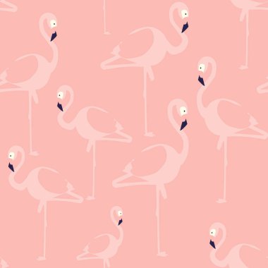 Flamingo ile güzel çiçek yaz desen arka plan. Duvar kağıtları, web sayfası arka planlar, yüzey dokuları, tekstil için mükemmel.