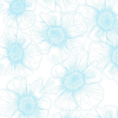 çiçek desen. çizgi çizimler.kalem çizim